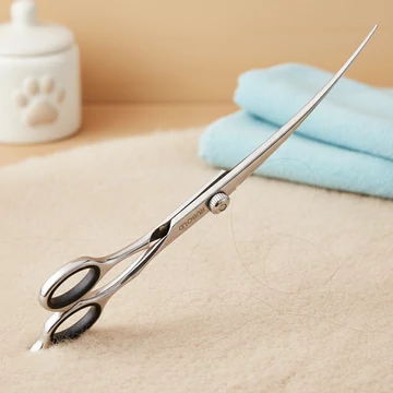 Salon Cut - kutyanyíró íves olló