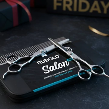 Salon Cut Szett - kutyanyíró olló készlet ajándék fésűvel