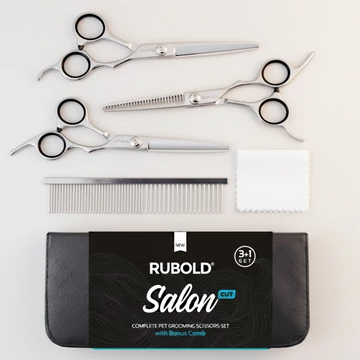 Salon Cut Szett - kutyanyíró olló készlet ajándék fésűvel