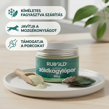 Új-zélandi zöldkagylópor kutyáknak